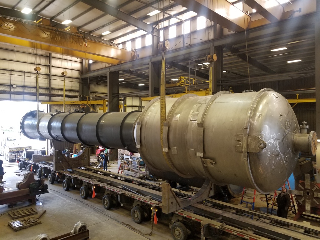 Heavy fabrication at Harris Thermal