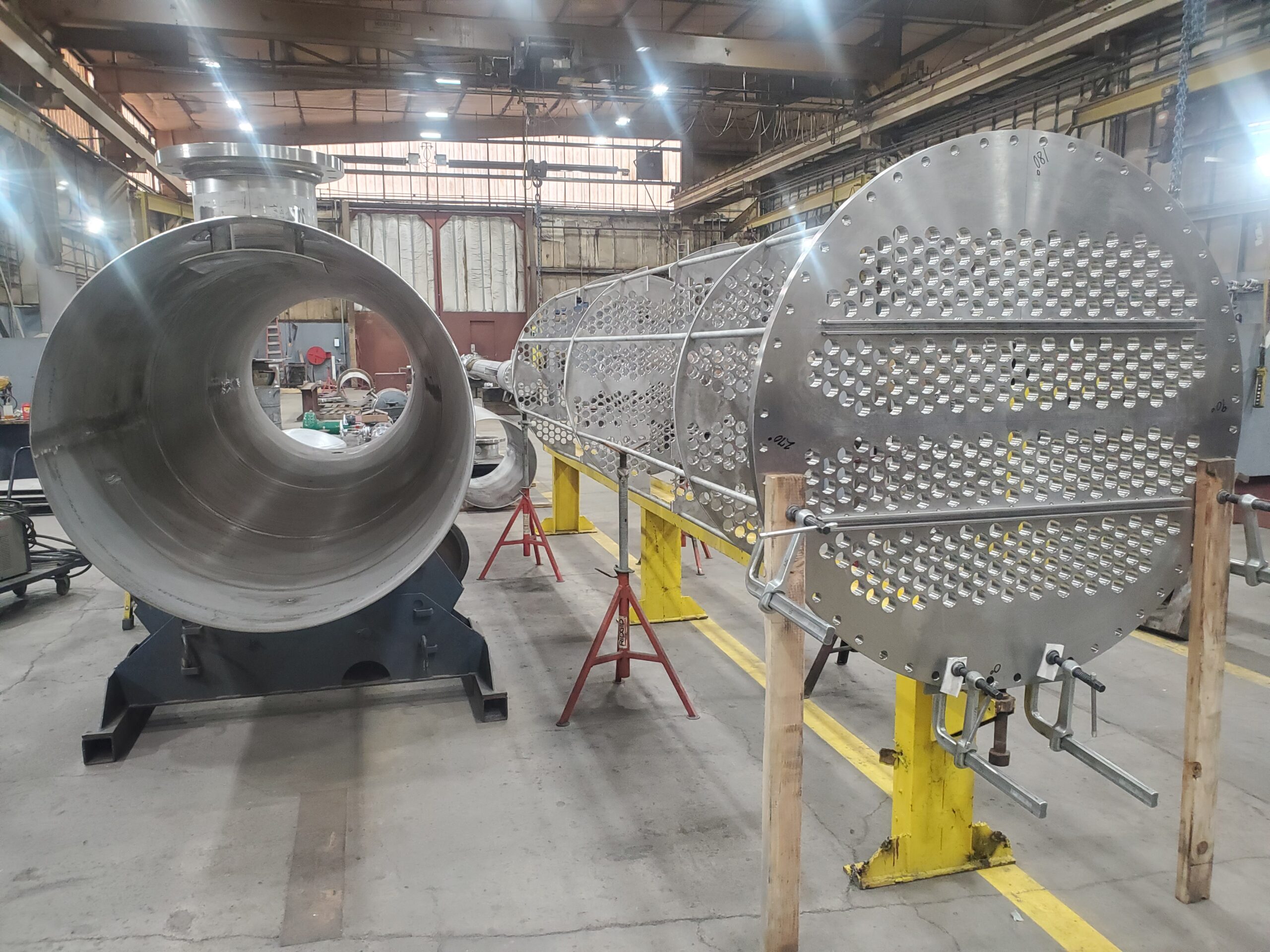 Tube bundle assembly at Harris Thermal