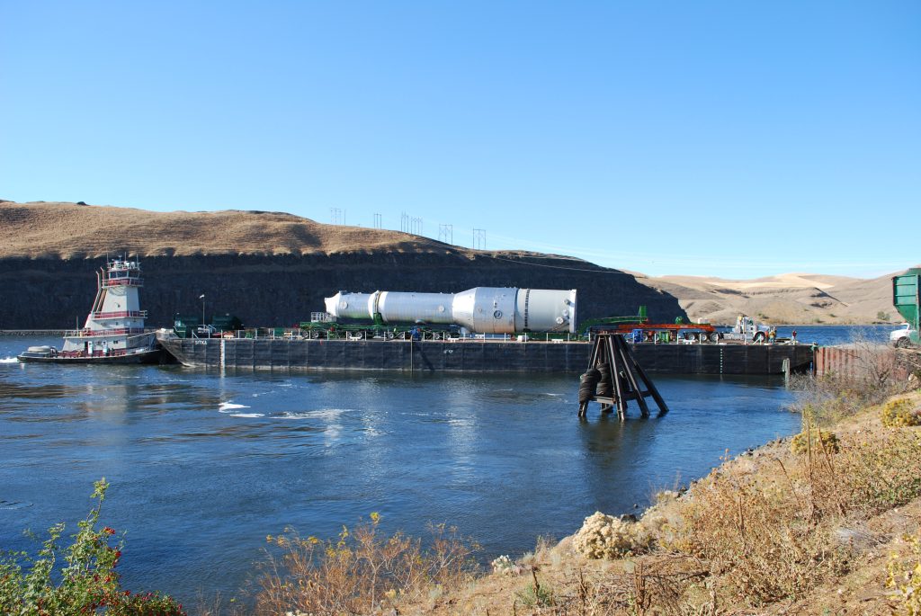 Harris Thermal equipment shipping by barge